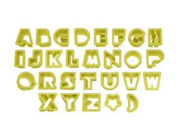 CORTADOR LETRAS 3,5CM C/28...