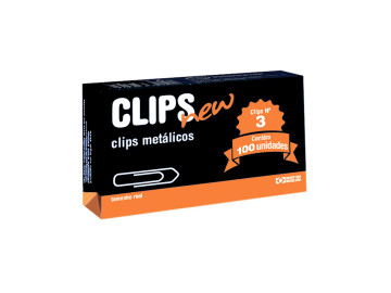 CLIPS N.  3 GALVANIZADO C/100