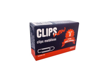 CLIPS N.  2 GALVANIZADO C/100