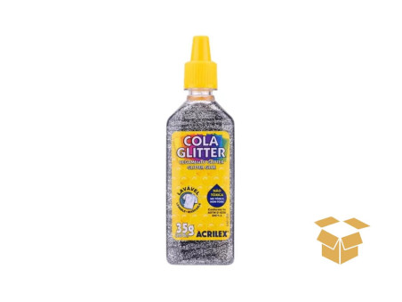 COLA GLITER PRATA ACRILEX-202 C/12