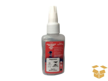 COLA GLITER PRATA C/6