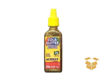 COLA GLITER OURO ACRILEX...