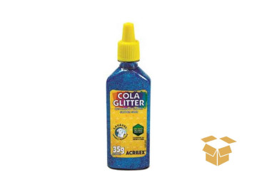 COLA GLITER AZUL...