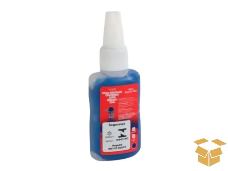 COLA GLITER AZUL 25GRS.C/6