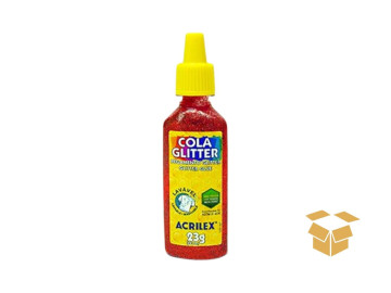 COLA GLITER VERMELHA...