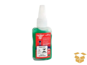 COLA GLITER VERDE C/6