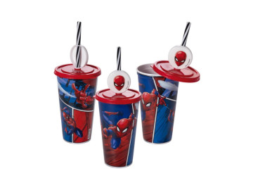 COPO PLAST.HOMEM ARANHA...