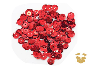 LANTEJOULA VERMELHA N.10...