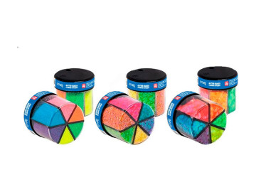 GLITER 6 CORES 3 FLOCOS COMEIA