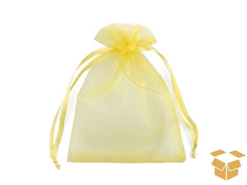 SACO ORGANZA 20X30 OURO C/ 10