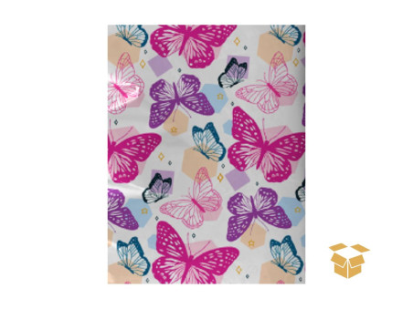 ENVELOPE 25X35 BORBOLETAS C/50