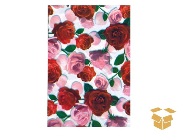 ENVELOPE 35X55 ROSES C/100
