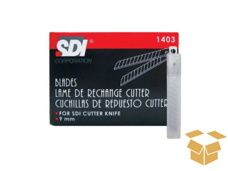 LAMINA ESTILETE ESTREITA 09MM 10X10