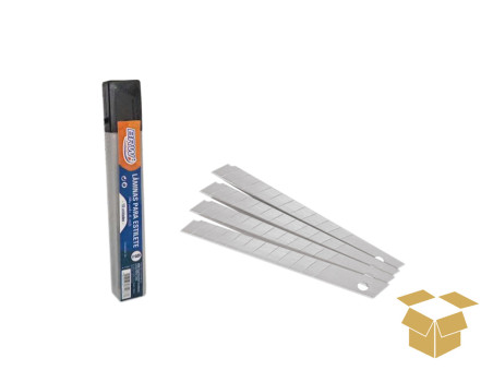 LAMINA ESTILETE ESTREITA 09MM C/10X10