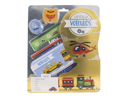 KIT LIVRO ATIV+LP+BOR+AP+REG+EST.VEICULO