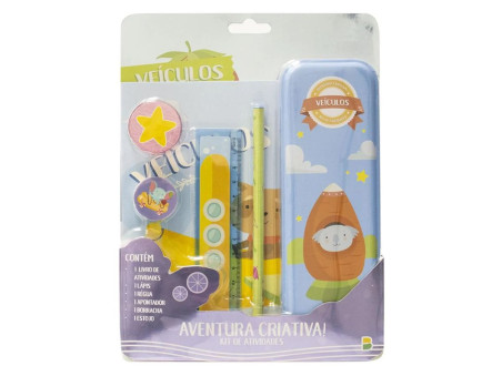 KIT LIVRO ATIV+LP+BOR+AP+REG+EST VEICULO