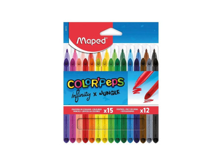 KIT LAPIS COR 15 COR.INFINITY+12CAN.HIDR