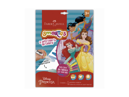 KIT COLORIR PRINCESA CANETAS MAGICAS+18F