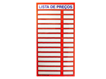 PLACA PVC 16X34 LISTA...