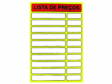 PLACA PVC 34X51 LISTA...