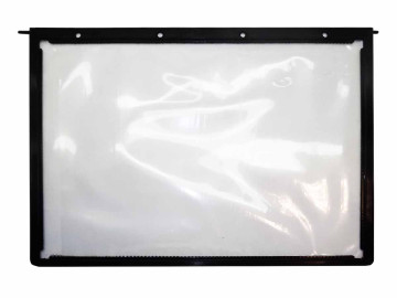 PLACA FLEXOLINE PRETA S/G A4