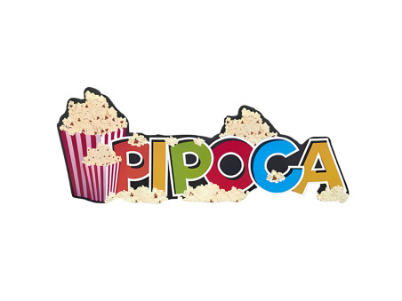 PLACA PAPEL PIPOCA 49X19
