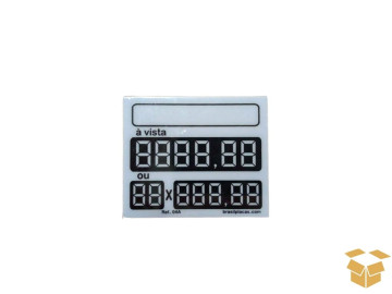 PLACA PVC  8,0X6,6 DIGITOS...