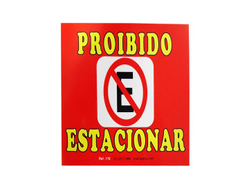 PLACA PVC 17X25 PROIBIDO...