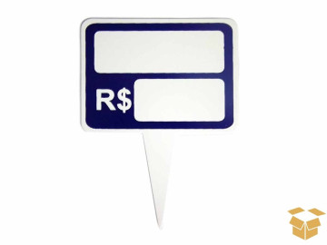 PLACA PVC 6,0X08,0 C/HASTE...