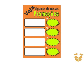 PLACA PVC 22X30 VEJA AS...