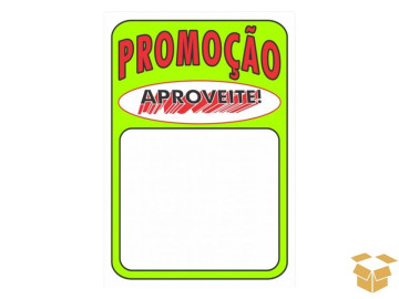 PLACA PVC 25X34 PROMOCAO...