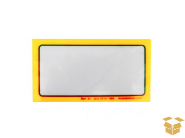 PLACA PVC 12X6,8 AMARELA C/12