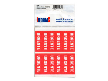 ETIQUETA  12MMX44MM URGENTE...