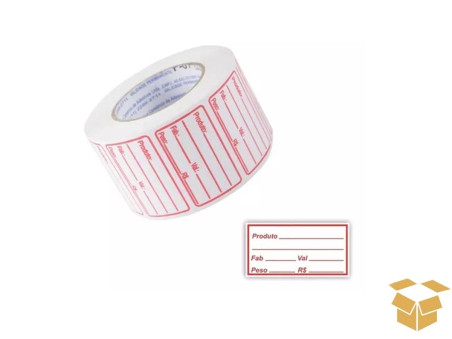 ETIQUETA  50MMX30MM PRECO/FAB/VAL.4X333