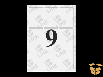 ETIQUETA  47MMX32MM BRANCA...