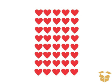 ETIQUETA ADESIVA CORACAO...