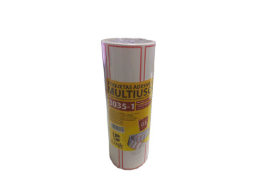 ETIQUETA  85MMX60MM TARJADA...