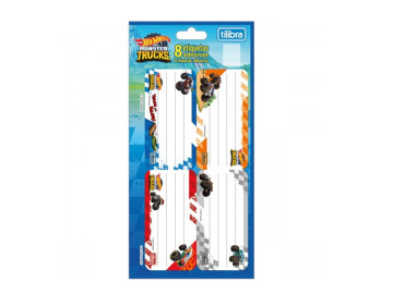 ETIQUETA ESCOLAR H.WHEELS...