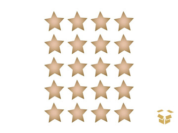 ETIQUETA ADESIVA ESTRELA...