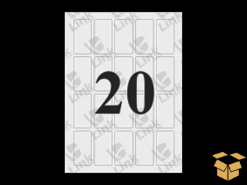 ETIQUETA  35MMX18MM BRANCA...