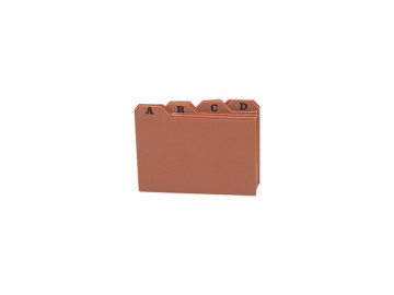 INDICE FICHARIO AZ 3X5...