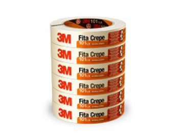 FITA CREPE 18X50 3M 101LA C/6
