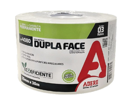 FITA DUPLA FACE  25X30 PAPEL DT4080 C/3