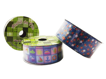 FITA TECIDO 36MM DECORATIVA...