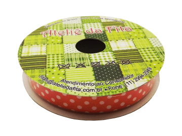FITA TECIDO 14MM DECORATIVA...