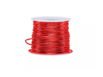 CORDAO METALIZADO VERMELHO...