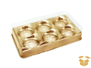 EMB.CANDY BOX OURO 6 DOCES...