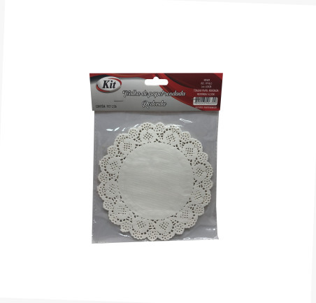 PAPEL RENDADO 16CM BRANCO C/36