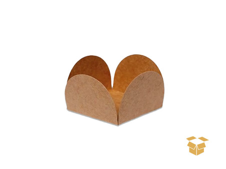 FORMINHA 4 PETALAS KRAFT C/50