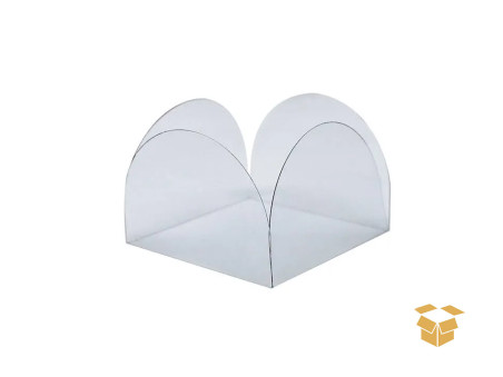 FORMINHA 4 PETALAS TRANSP.ACETATO C/50